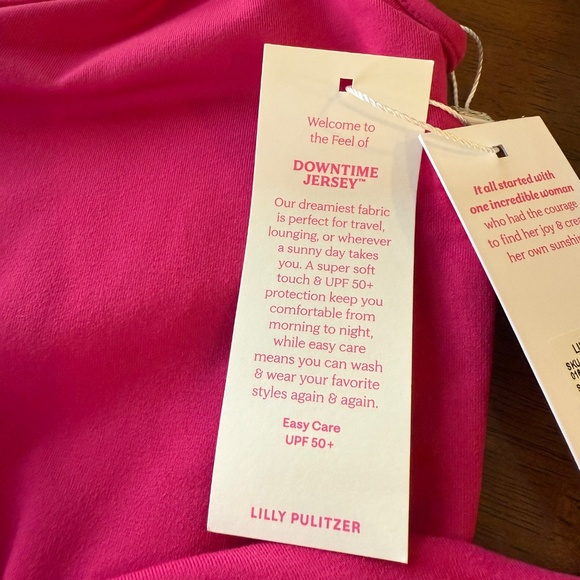 Lilly Pulitzer NWT Pink Tank, Size XS - Picture 5 of 5